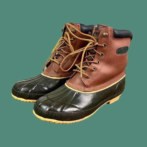 L.L. Bean Style Waterproof Leather Boots - Picture 1 of 5